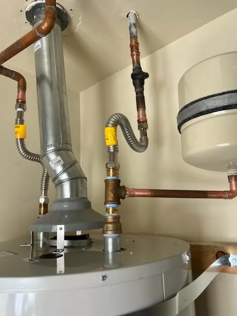 Water heater installation and plumbing repair in Moline
